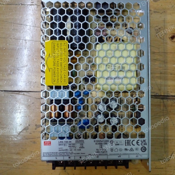 POWER SUPPLY MEAN WELL RS-150-24