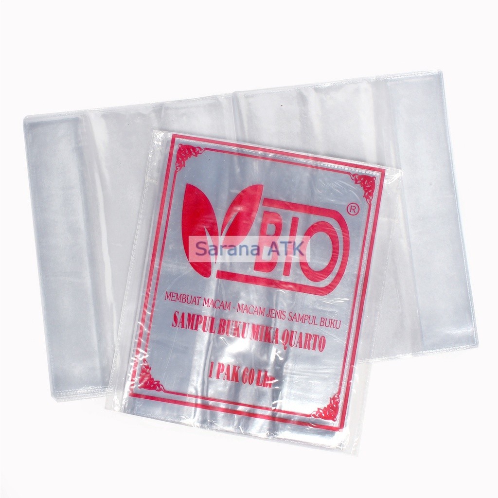 

Bio - Sampul Buku Plastik Mika Uk. Kwarto - 10 Lembar