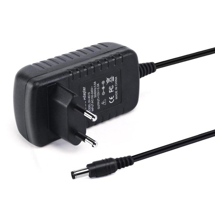 TERMURAH SWITCHING ADAPTER 100-240V - 50/60HZ OUPUT 5V - 2A JACK 5,5MM