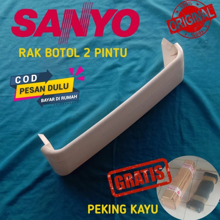 RAK BOTOL KULKAS SANYO 2 PINTU TYPE LAMA ORIGINAL