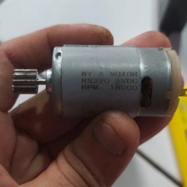 DINAMO GEARBOX MOBIL MOTOR AKI 6V 18000RPM 12V 15000