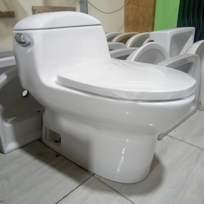 Closet Duduk Toto Cw914J | Kloset Duduk Kodok One Piece  Ready