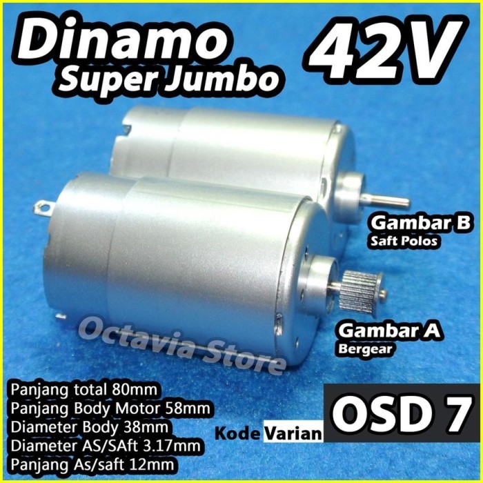 DINAMO DC 42V SUPER JUMBO