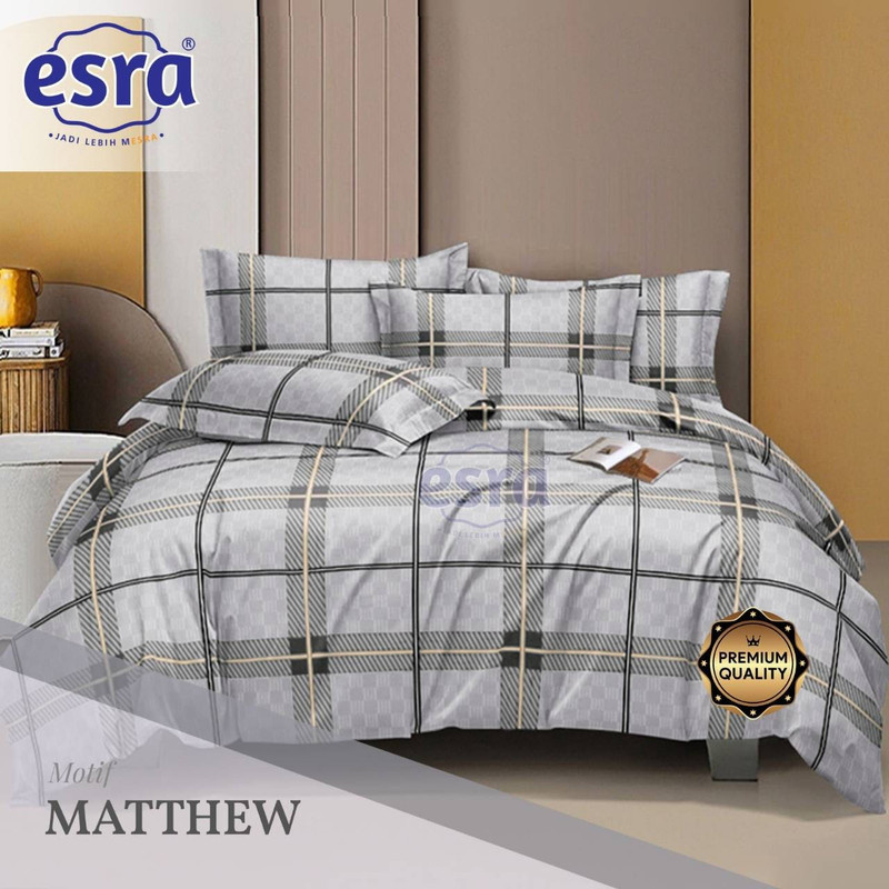 Bedcover & Sprei Premium Katun ESRA Motif Matthew