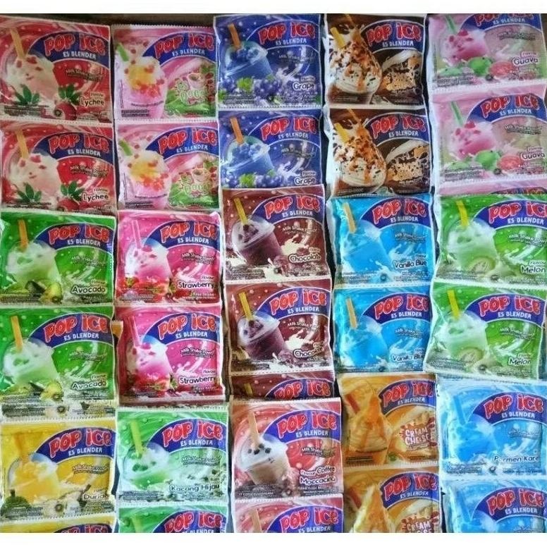 

Pop Ice All varian sachet, ECER