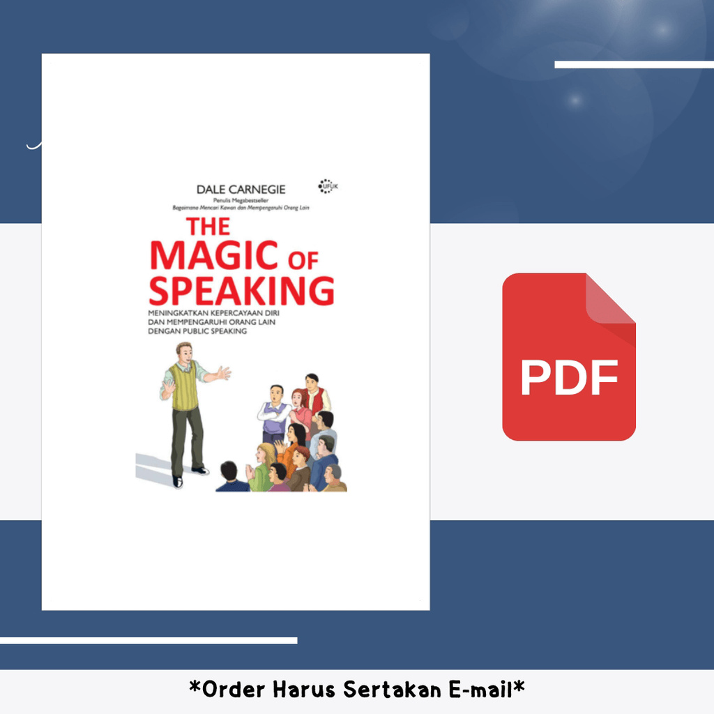 

140. THE MAGIC OF SPEAKING MENINGKATKAN KEPERCAYAAN DIRI & MEMPENGARUHI ORANG LAIN DENGAN PUBLIC SPEAKING - [-]