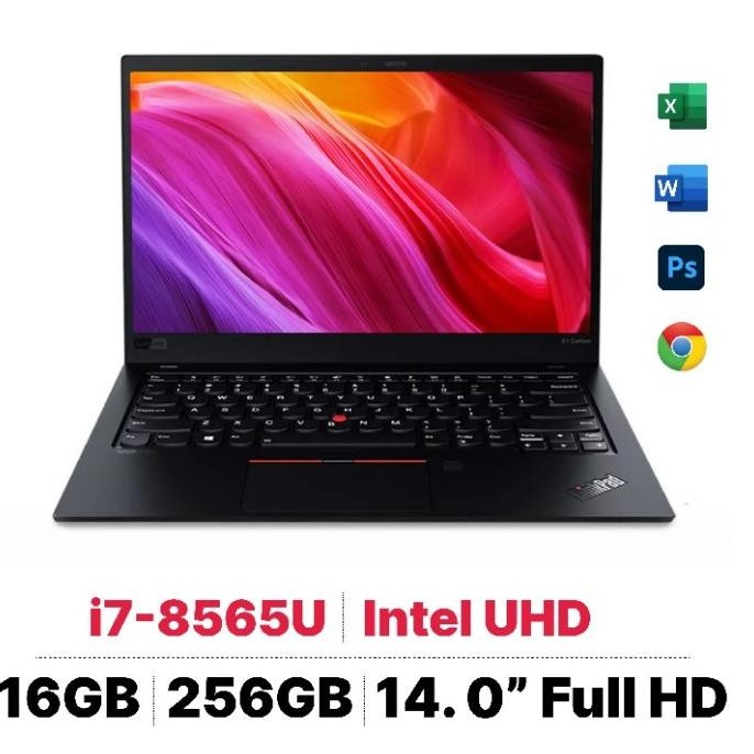 Tersedia Laptop Lenovo X1 Yoga 3Rd Core I7 Gen 8- Touchscreen - Ram 16/1Tb