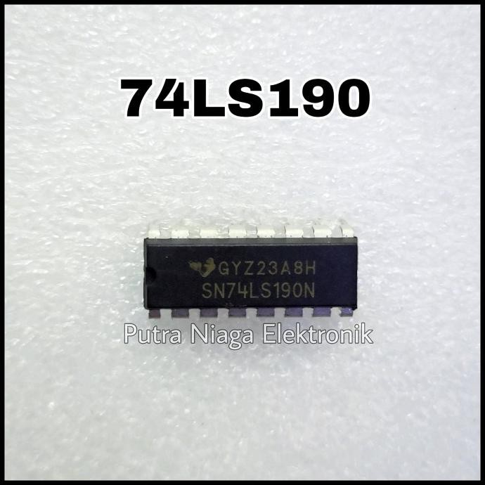 Terbaru ic TTL 74190 74LS190 HD74LS190P SN74LS190N Dip 16p putr4n Ayo Beli