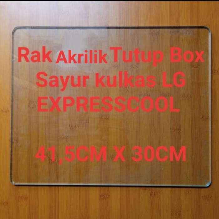 RAK KACA TUTUP BOX SAYUR KULKAS LG EXPRESSCOOL 2 PINTU