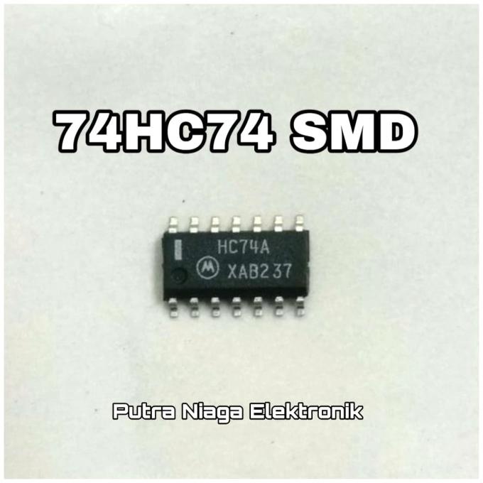 Terbaru ic 74HC74A SMD SOP14 / 74HC74 / HC74 putr4n Murah