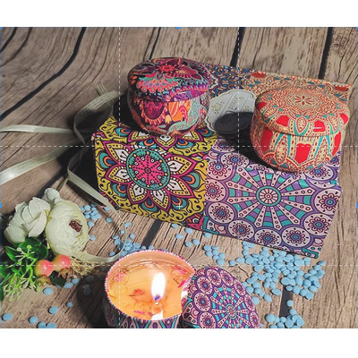 Lilin - Gift Box Scented Candle Lilin Aromaterapi 4 In1 (4 Lilin Dalam Box)