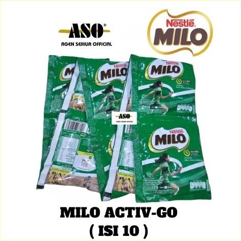 

MILO Activ-Go Susu Bubuk Sachet 22 gr RENCENG ( ISI 10 )