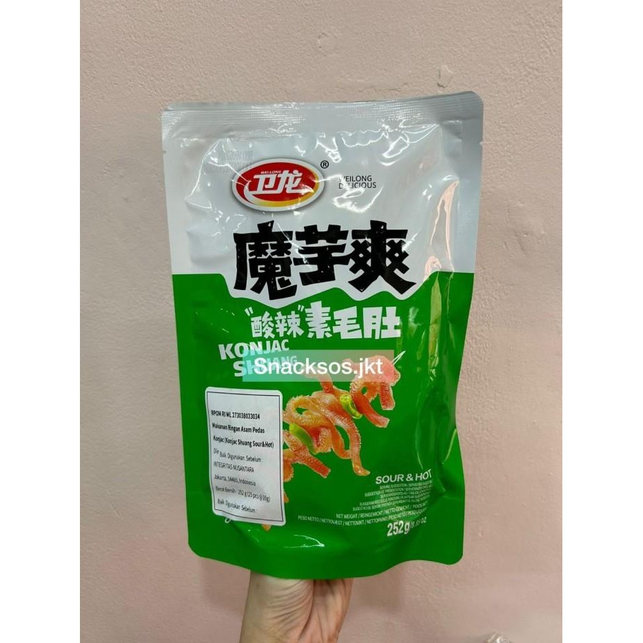 

Weilong Latiao Konjac Shuang Hot & Spicy / Sour & Hot - Wei Long