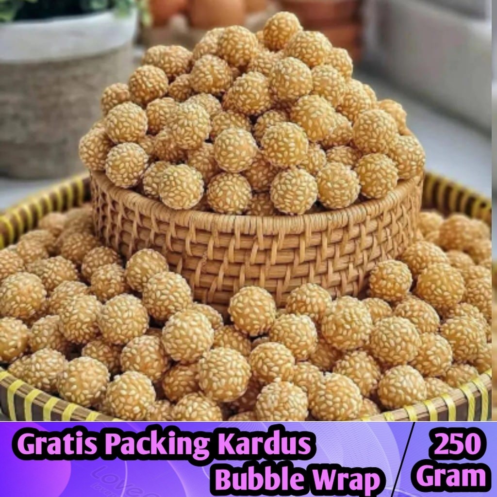 

Ciput Wijen Kuning 250gram / Onde Mini Coklat - Iqorni Snack | Murah / Gratis Ongkir