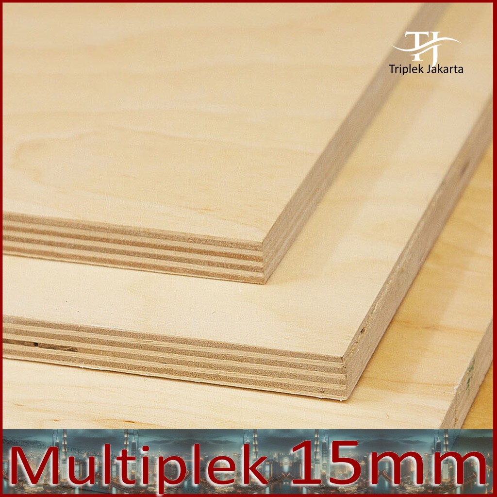 Multiplek 15 mm 30x10 cm | Triplek 15mm 10x30 cm | Palem Grade A