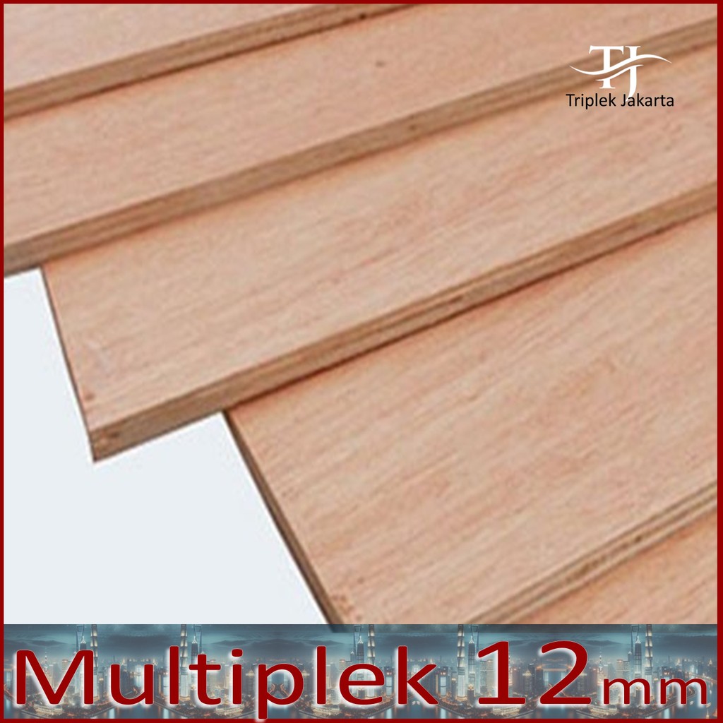 Multiplek 12 mm 200x60 cm | Triplek 12mm 60x200 cm | Palem Grade A