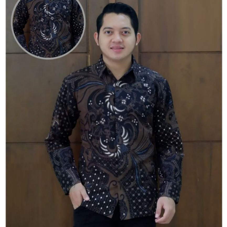 Atasn Baju Batik Pria Dewasa Kemeja Atasan Lamaran Tunangan Engagement Lamaran Murah Kemrja Bapak-Ba