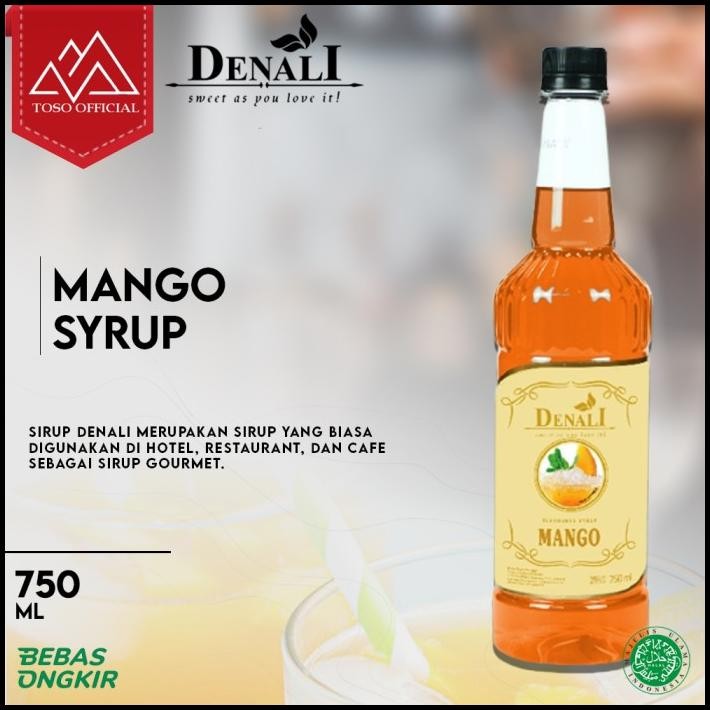 

Denali Sirup Flavour Mango 750Ml Syrup Mangga