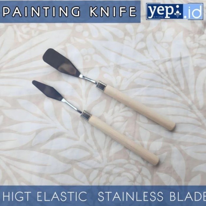 

Seka - Penting Pisau Palet / Pallete Lukis 2 Pcs - Scraper Spatula - Painting