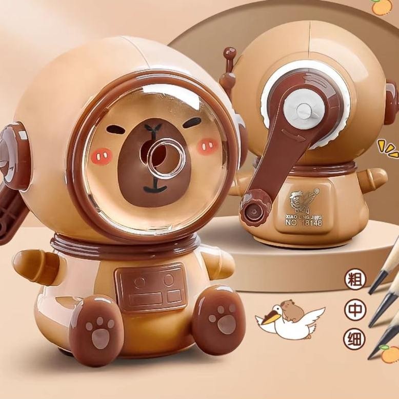 

Termurah Serutan Pencil Putar Capybara/Rautan Pensil Kapibara/Sharpener Capybara Viral