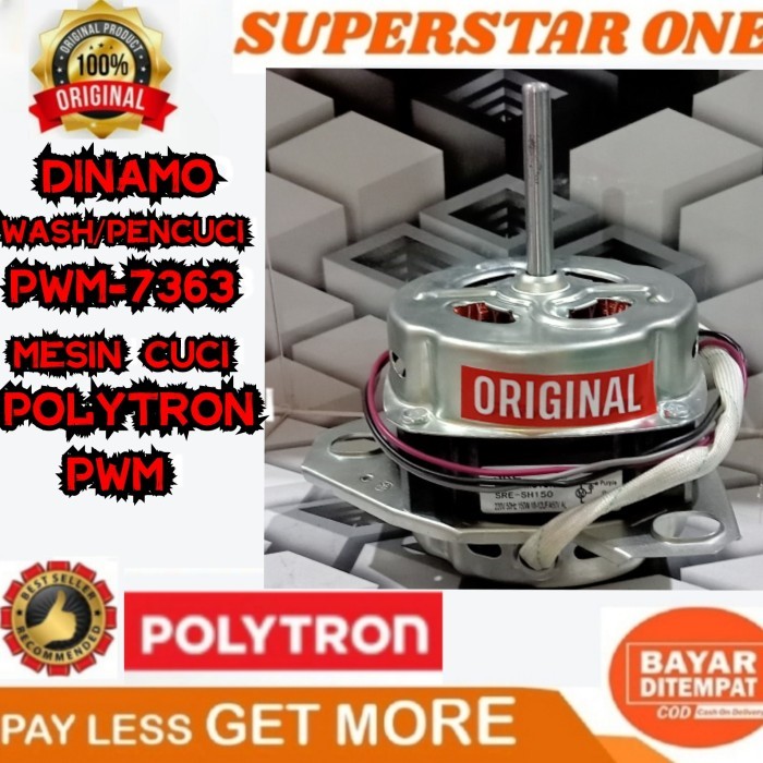 DINAMO PENCUCI/WASH PWM-7363/PWM 7363 DINAMO MESIN CUCI POLYTRON PWM