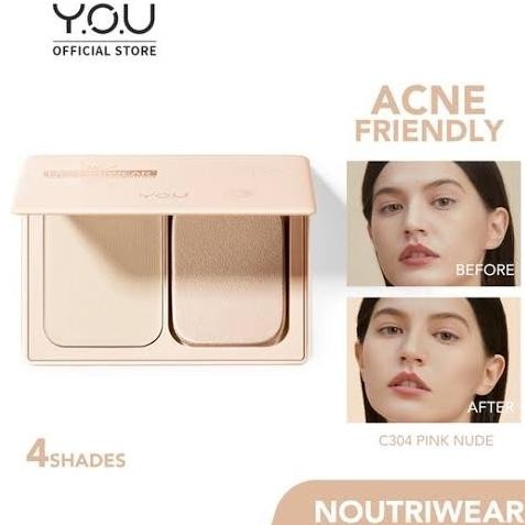 You Noutriwear Silky Pressed Foundation | Bedak Padat | Compact Powder