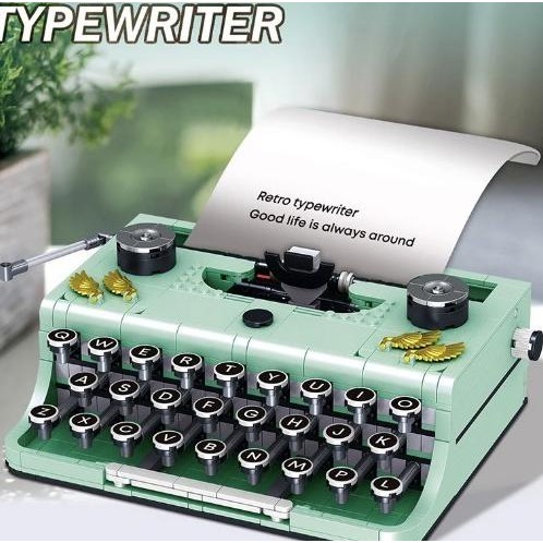 

BEBAS ONGKIR - Retro Bricks Typewriter Blocks Marking Machine Keyboard Mesin Ketik