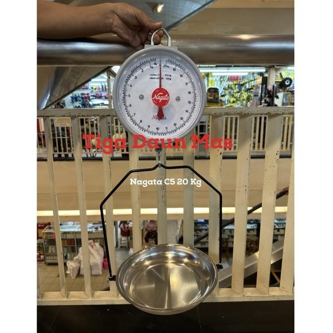 Timbangan Gantung Jarum Nagata C5 20 Kg Timbangan Timbangan Manual