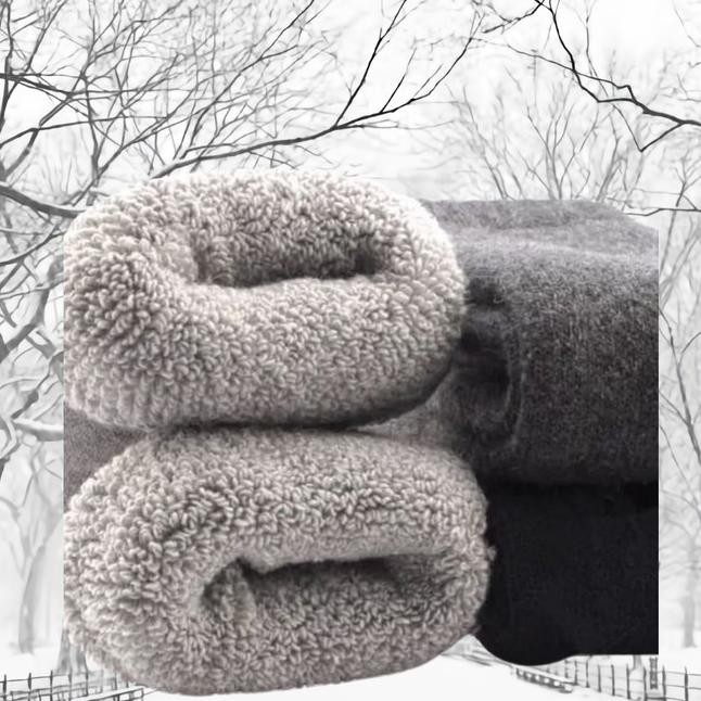Kaos Kaki Winter Wool Tebal Musim Dingin Salju So Pria Wanita