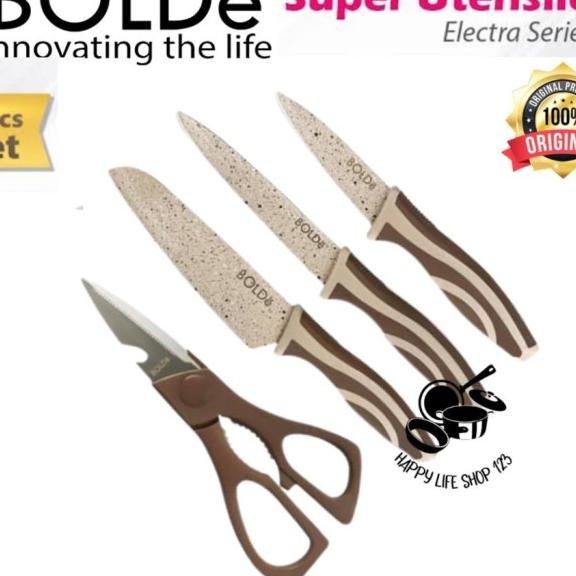Bolde Electra Set Pisau + Gunting / Utensile Bolde