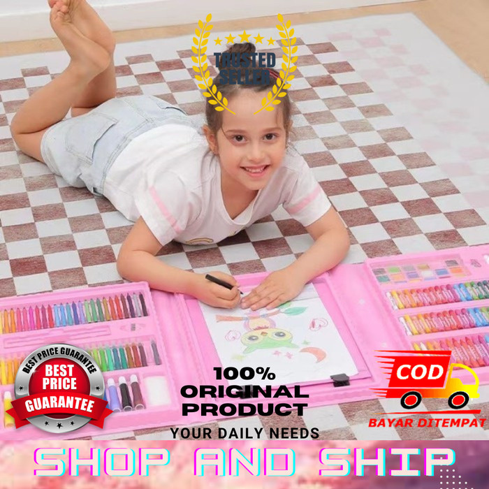 

Produk Ready Doritoki 208pcs Crayon Anak Pengasah Set Alat Menggambar ORIGINAL SAS