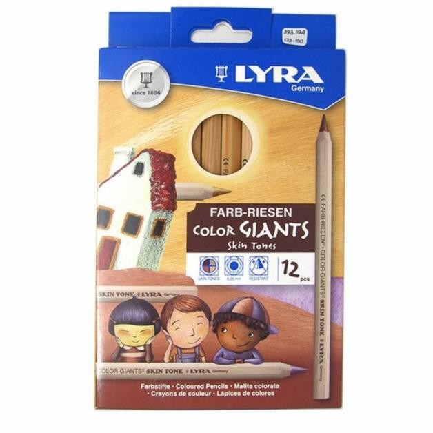 

Lyra Color Giants 12 Skin Tones Cil Sil Warna Kulit Jumbo