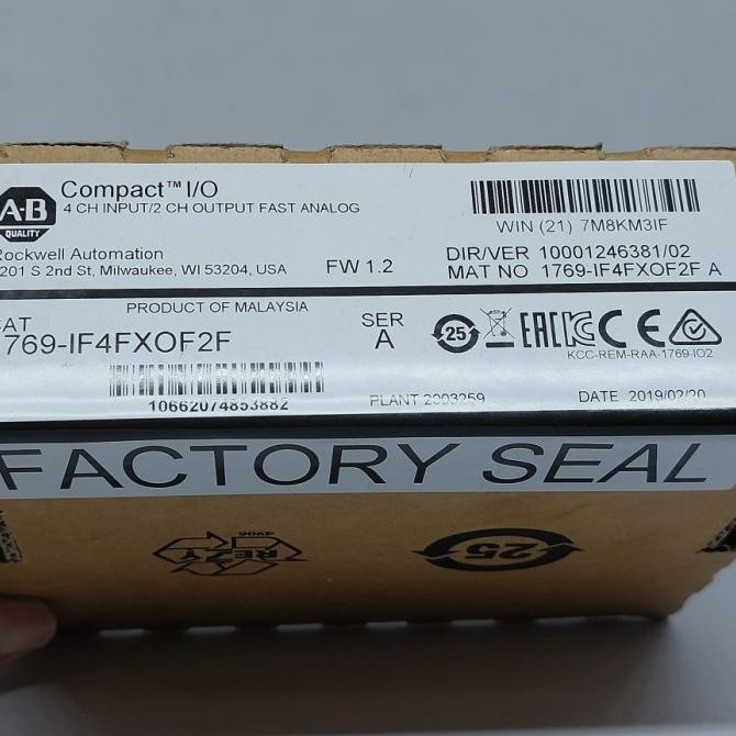 Allen-Bradley 1769-If4Fxof2F Compact I/O Terlaris