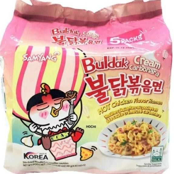 

Samyang Hot Chien Ramen Cream Carbonara 5 X 140Gr