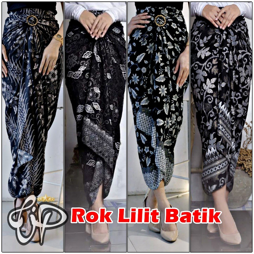 Rok Lilit Batik CIP Rok lilit batik / rok lilit instan / rok lilit tali panjang / rok pesta bawahan