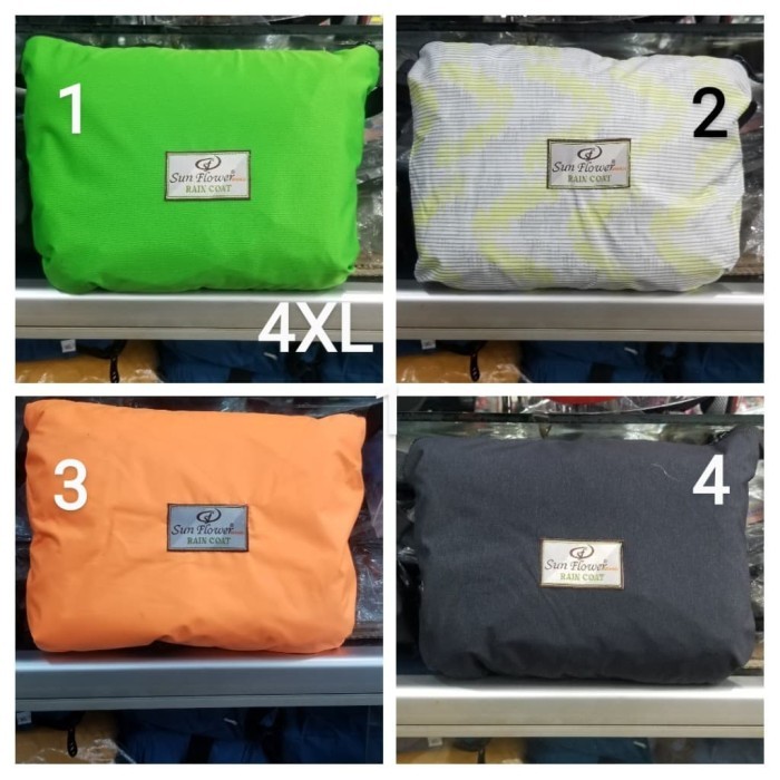 Jas Hujan Sunflower Jumbo 4Xl Baru