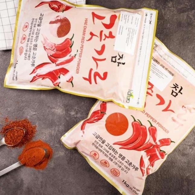

Gochugaru Hot Pepper Flakes (Bubuk Cabe Kasar / Halus) - Isi 1Kg
