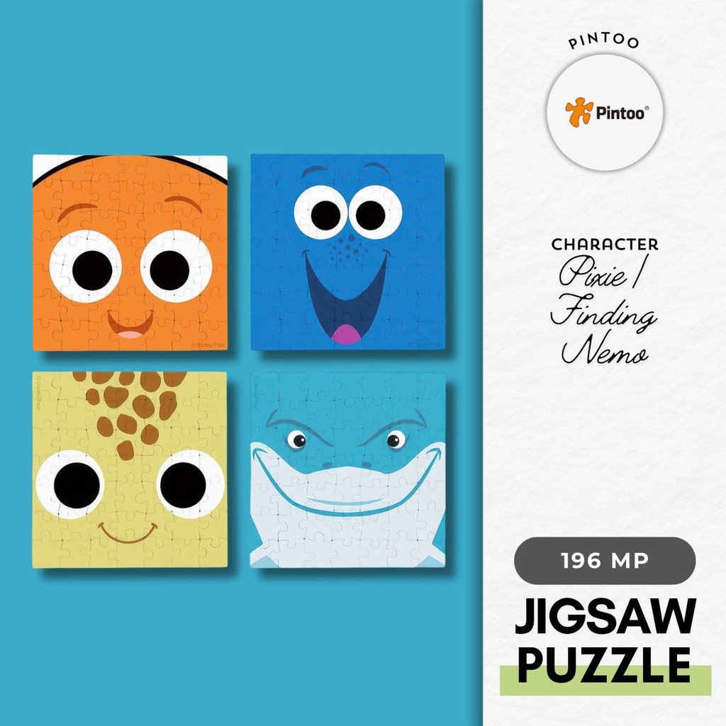 PINTOO PP1026 Pixie / Finding Nemo 196 MP Plastic Jigsaw Puzzle