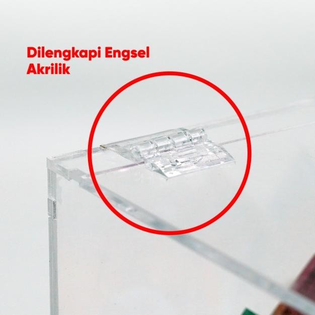 Kotak Amal / Saran Akrilik Ukuran Besar (30X30X30)