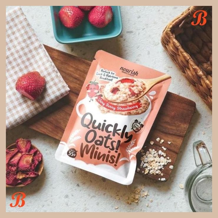 

| NN | PAKET BUNDLING QUICKLY OATS! MINIS! INSTANT OATMEAL ISI 6 VARIAN