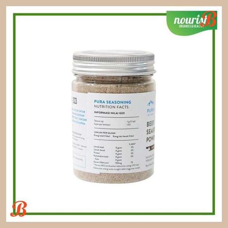 

| NN | PURA SEASONING BUMBU PENYEDAP NO MSG - BEEF 100 GR