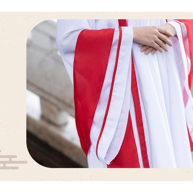 DFG CC-129 hanfu unisex wanita baju tradisional cina han kimono kostum TERLARIS