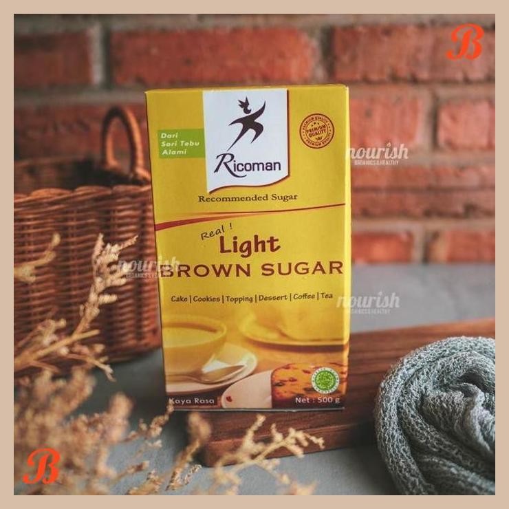 

| NN | RICOMAN LIGHT BROWN SUGAR 500GR