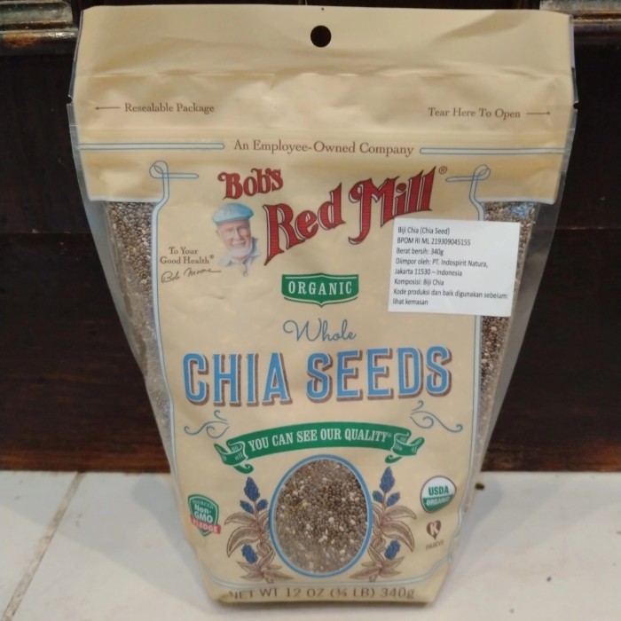 

bob red Mill organic whole chia seed 340gr