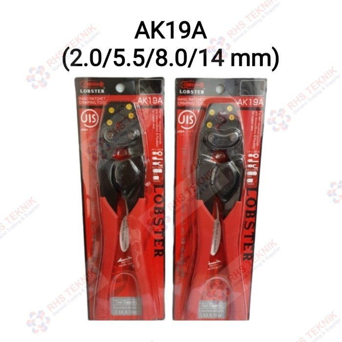 Tang crimping tool Lobster AK19A Tang skun AK 19A - Made in Japan