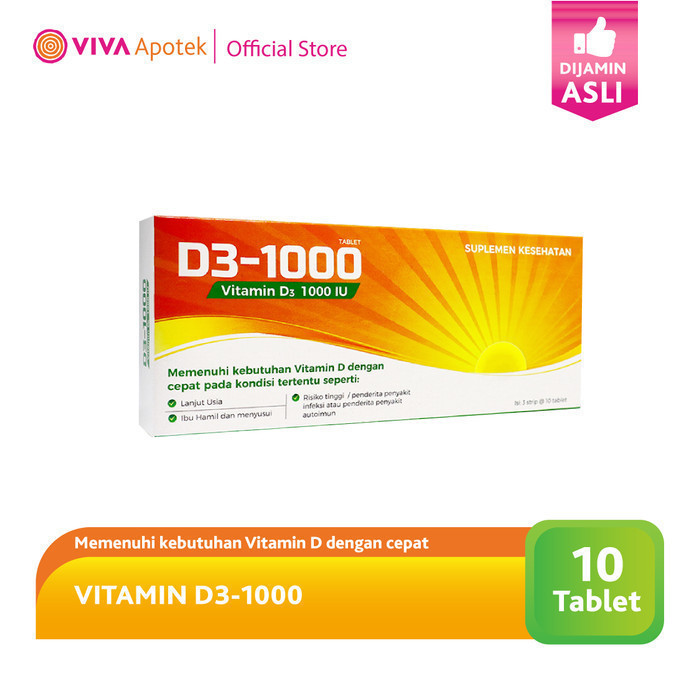 Vit D3-1000 Vitamin D3 1000 IU (10 Tablet)