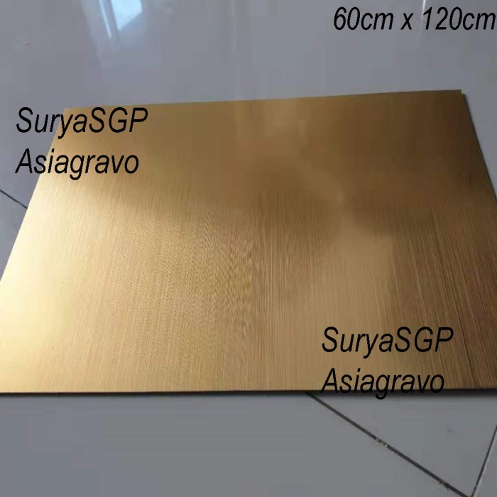 

gravoply gold/bahan name tag/60cmx120cm tebal 1.5mm