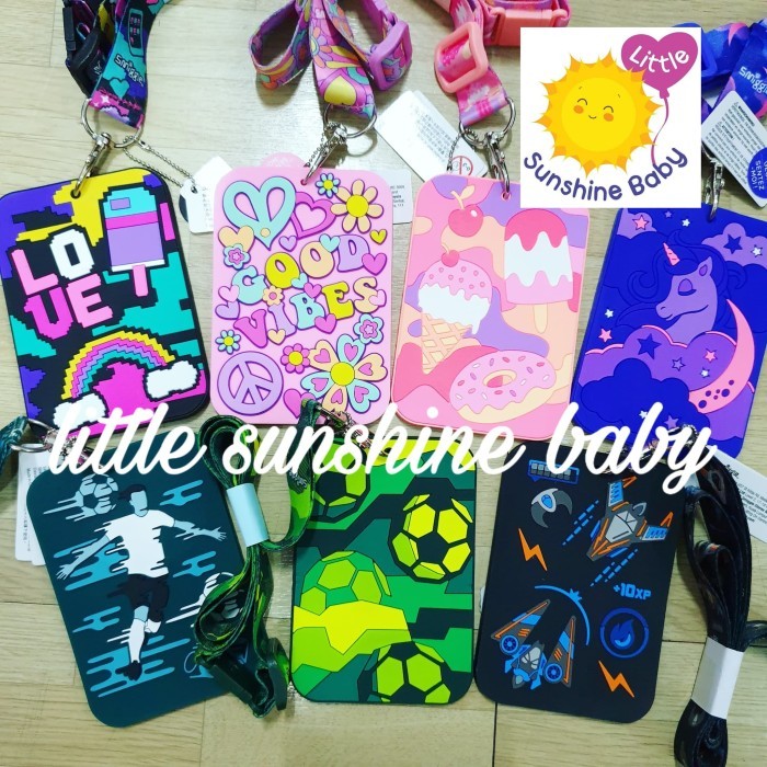 

Smiggle Lanyard Name Tag ID Card New Motif 5