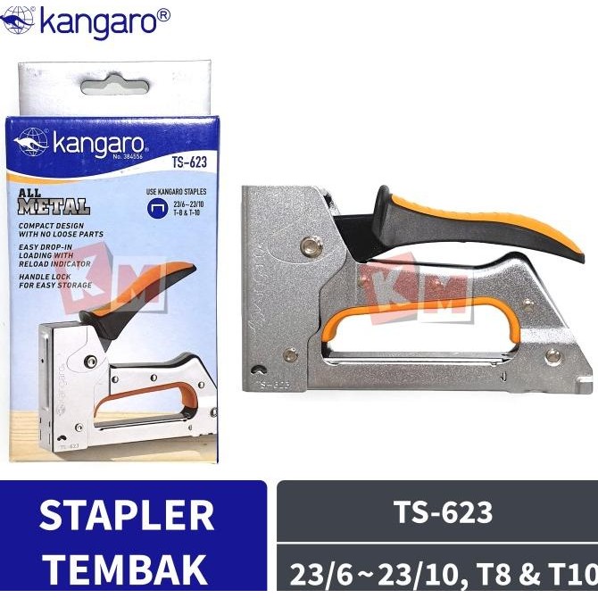 

GUN TACKER STAPLER TEMBAK KANGARO TS-623 TS623 GUNTACKER ALAT STAPLES ORIGINAL DAN TERPERCAYA