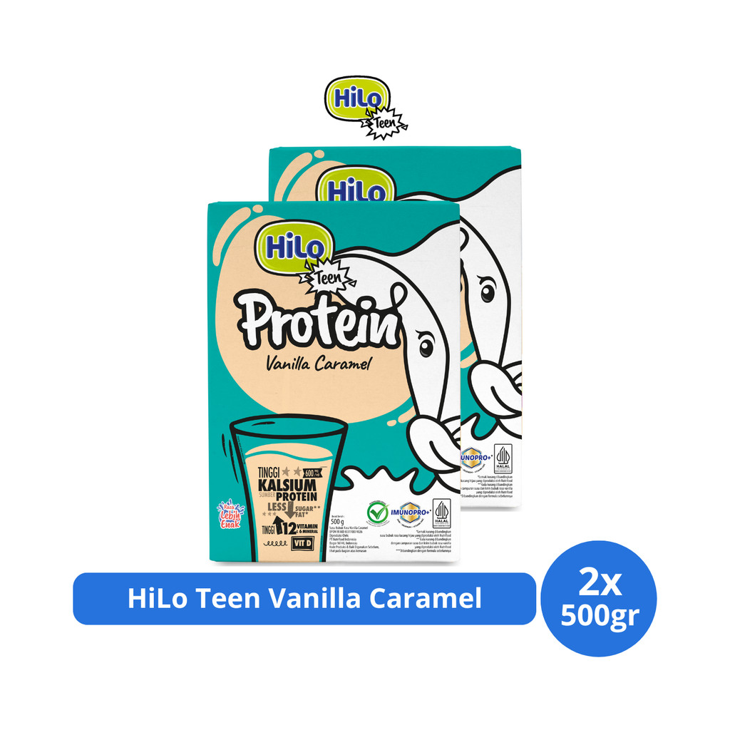 

HiLo Teen Protein Vanilla Caramel 500gr x 2 pcs